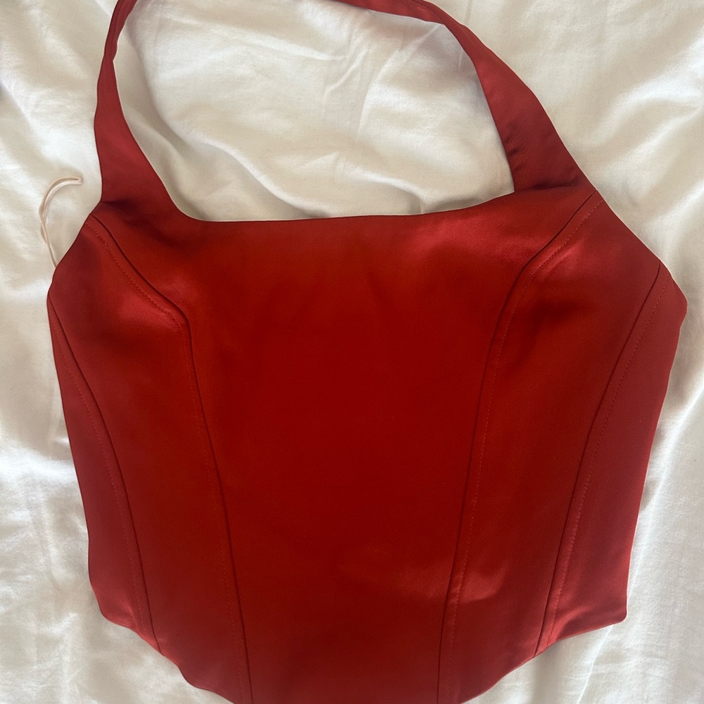 Aritzia Satin Corset Top
